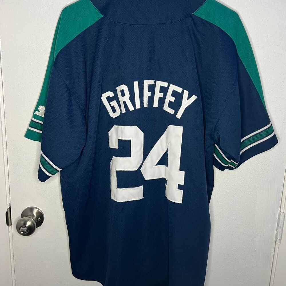 Starter Men's Navy and Blue Top